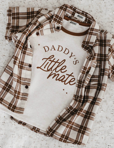 Daddy’s Little Mate Plaid Shirt