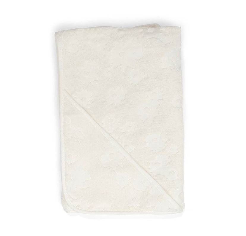 Baby Hooded Towel- Petal